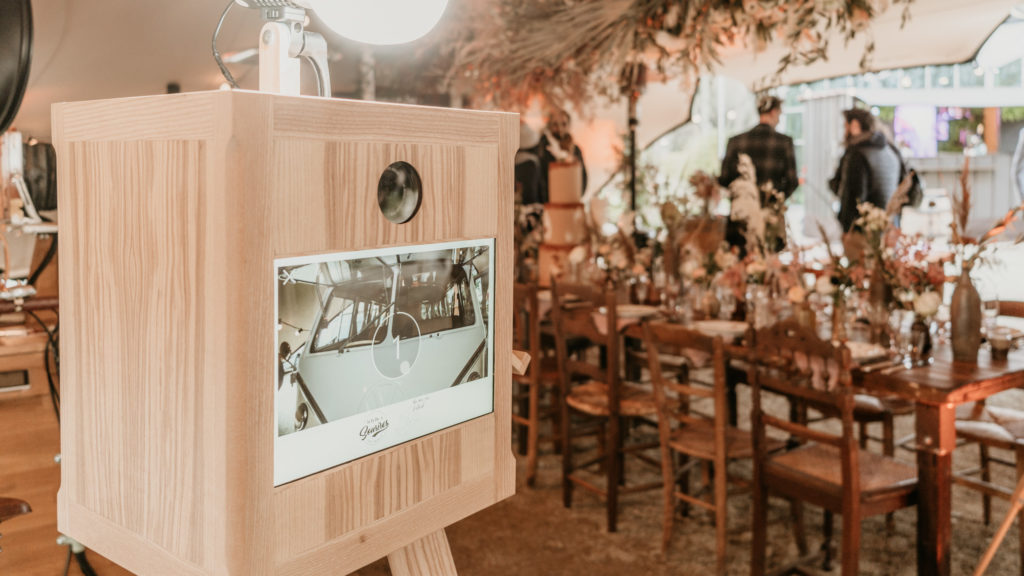 Mini boîte borne photobooth salon du mariage lorient pontivy vannes quimper